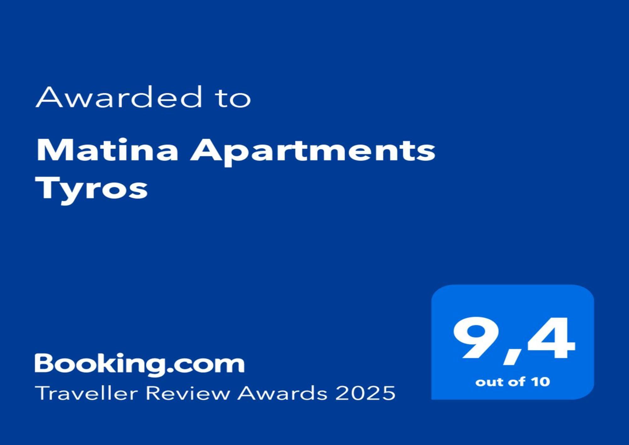 Matina Apartments Tyros Kültér fotó